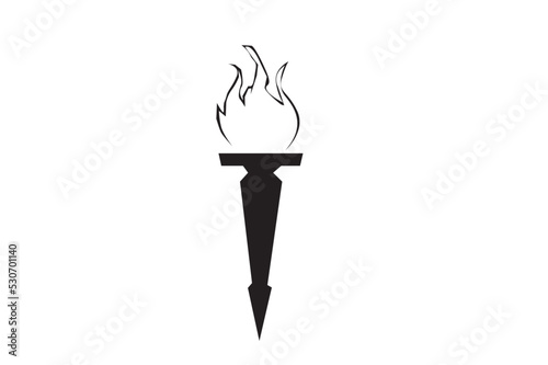 torch silhouette