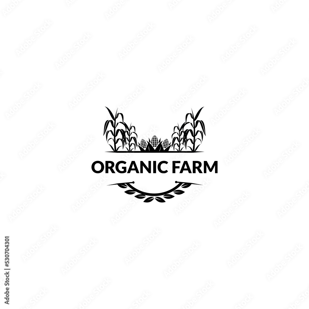 Flat farm logo template collection. Farm product logo or symbol. Agriculture, farming, natural food concept Flat farm logo template collection. Farm product logo or symbol. Agriculture, farming, natural food concept