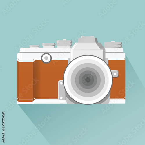 Retro Camera Vector Design