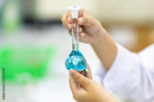 Scientist working and product creation experiment in the laboratory.