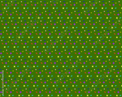 Seamless Geomatric vector background Pattern.