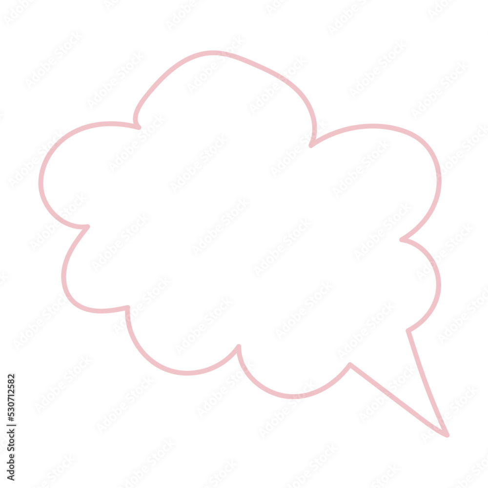 conversation speech bubble doodle