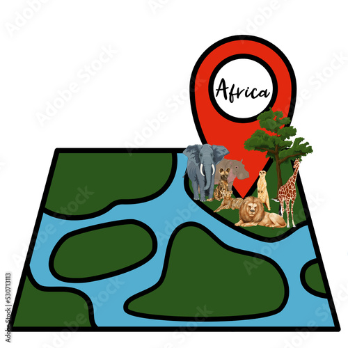 christmas card with santa claus