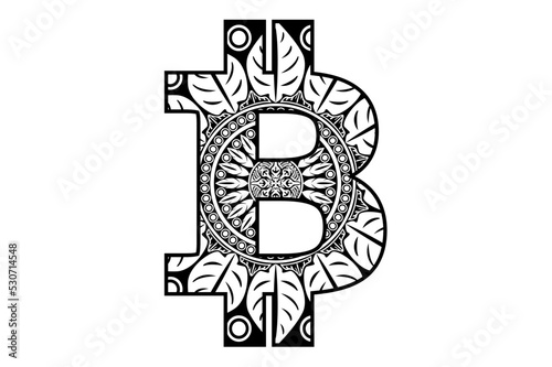 Mandala Bitcoin Vector