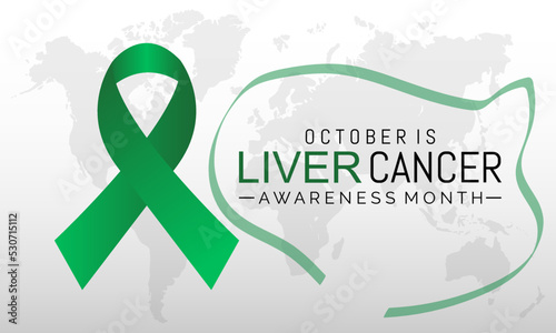 Liver Cancer Awareness Month. concept is observed every year on banner, poster, card and background design.