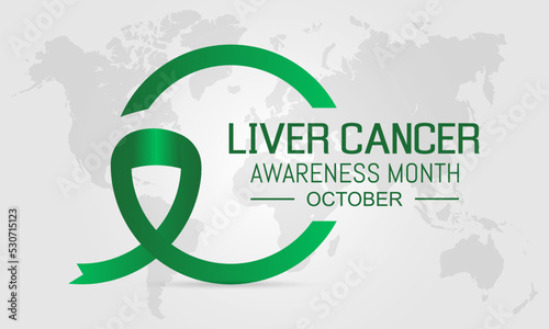 Liver Cancer Awareness Month. concept is observed every year on banner, poster, card and background design.