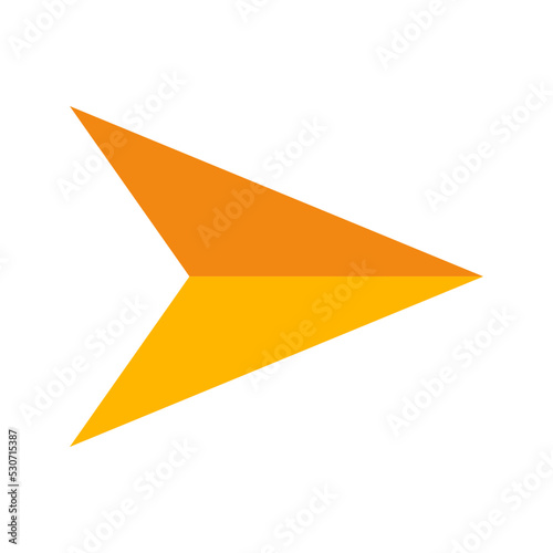 trendy dot arrow geometric