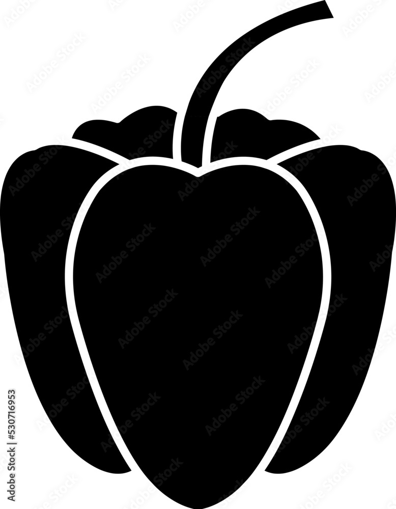 Bell pepper icon. Vector. Line style..eps Bell pepper icon. Vector. Line style..eps