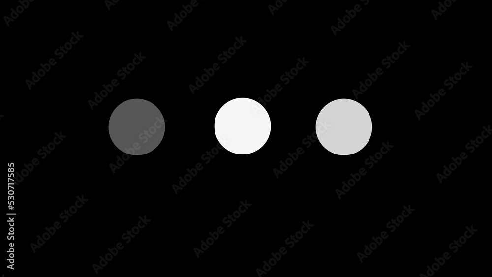 Old school classic black and white circle loading swipe animation Old school classic black and white circle loading swipe animation