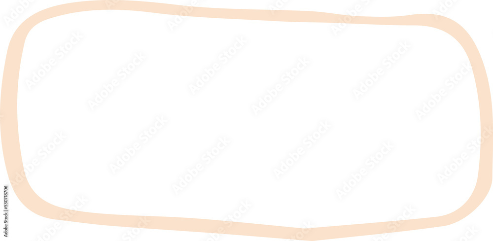 Hand drawn rectangle frame Hand drawn rectangle frame