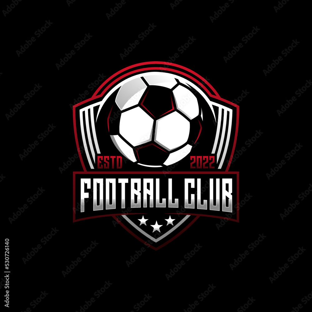 Football club logo design vector Football club logo design vector