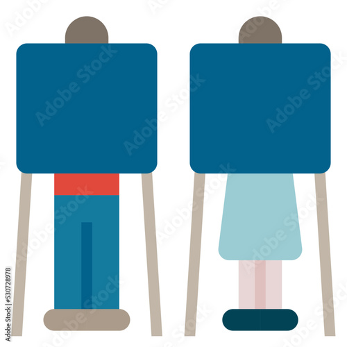 voting booth icon