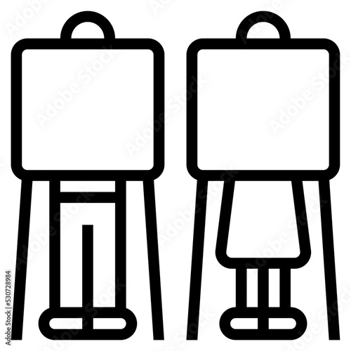 voting booth icon