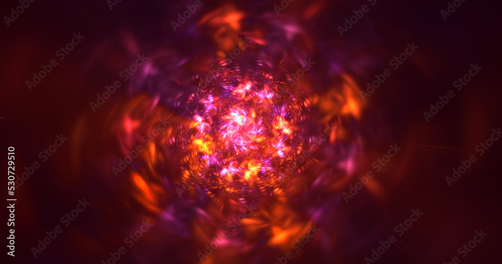 Fototapeta premium 3D rendering abstract colorful fractal light background