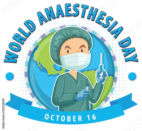 World Anaesthesia Day Logo Design