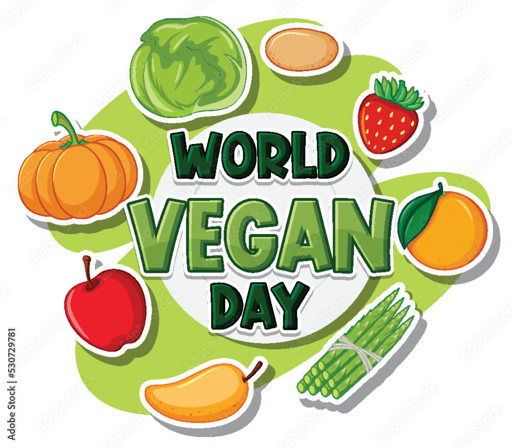 World Vegan Day Logo Design World Vegan Day Logo Design
