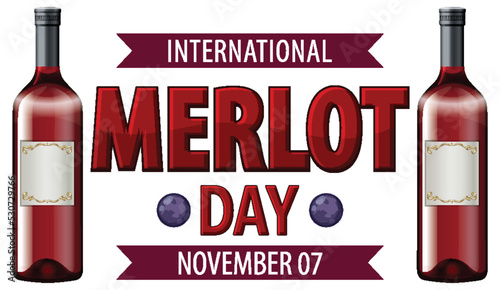 International Merlot Day Logo Design