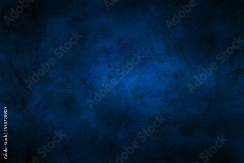 Cement wall background, dark blue gradient old wall pattern, blue abstract wall background, dark blue cement texture old wall pattern.