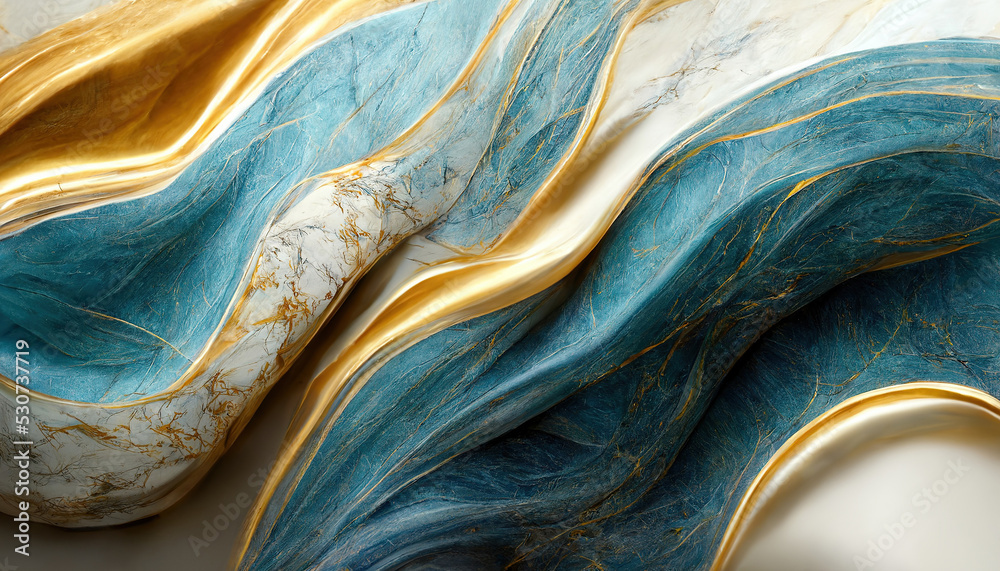 Abstract luxury marble background. Digital art marbling texture