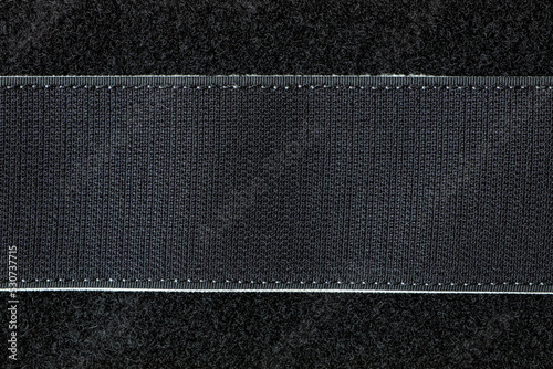 Velcro strip in black