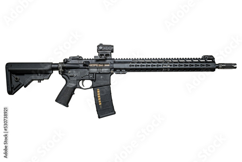 Canvas-taulu Weapon AR-15, PNG on a transparent background.