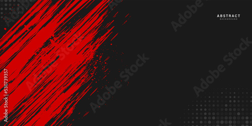 Black and red abstract grunge background, red dirty grunge background used for business, corporate, institution, poster, template, party, festive, seminar, vector, illustration