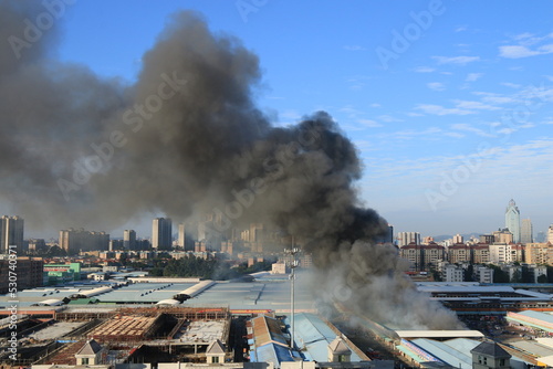 fire disaster of city