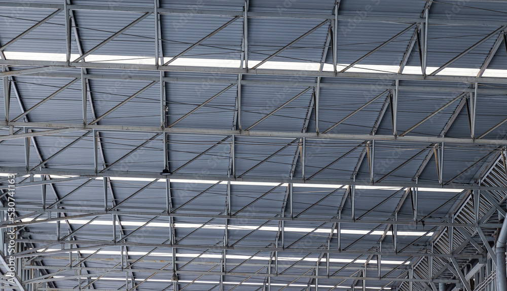 Fototapeta premium Braided steel structure for roof
