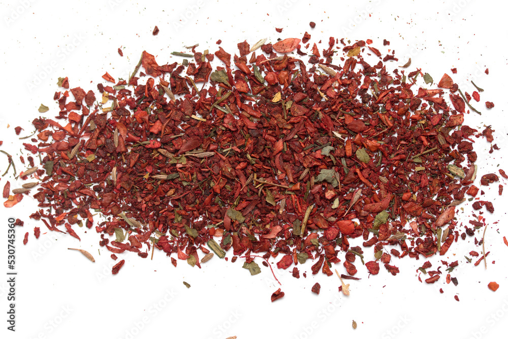 Spices dried paprika spicy herbs on a white background. Spices dried paprika spicy herbs on a white background.