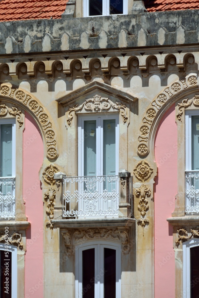 
Edificio art nouveau en Caldas da Rainha, Portugal