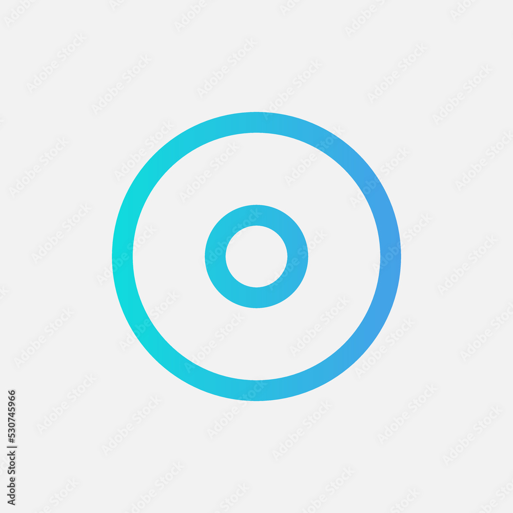 Record icon in gradient style about camera, use for website mobile app presentation Record icon in gradient style about camera, use for website mobile app presentation