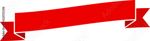 Red ribbon name banner