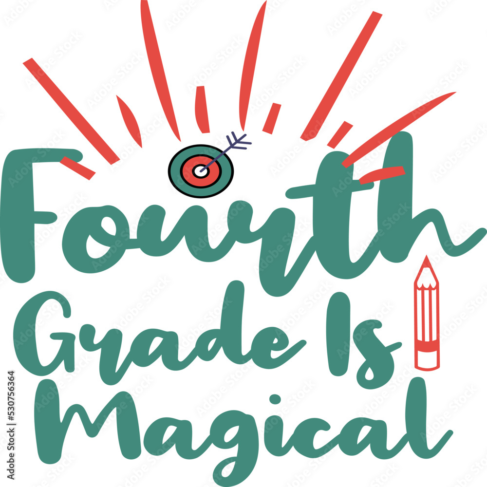 Fototapeta premium Back To School SVG And T-Shirt Design