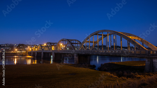 Clutha bridge at night, Balclutha, South Otago,