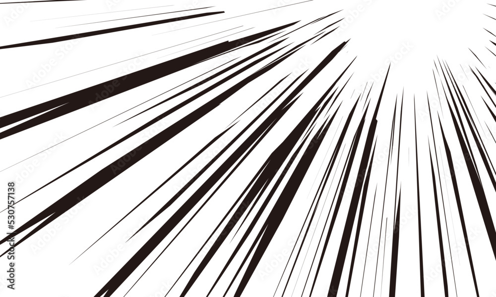 Obraz premium 効果線31