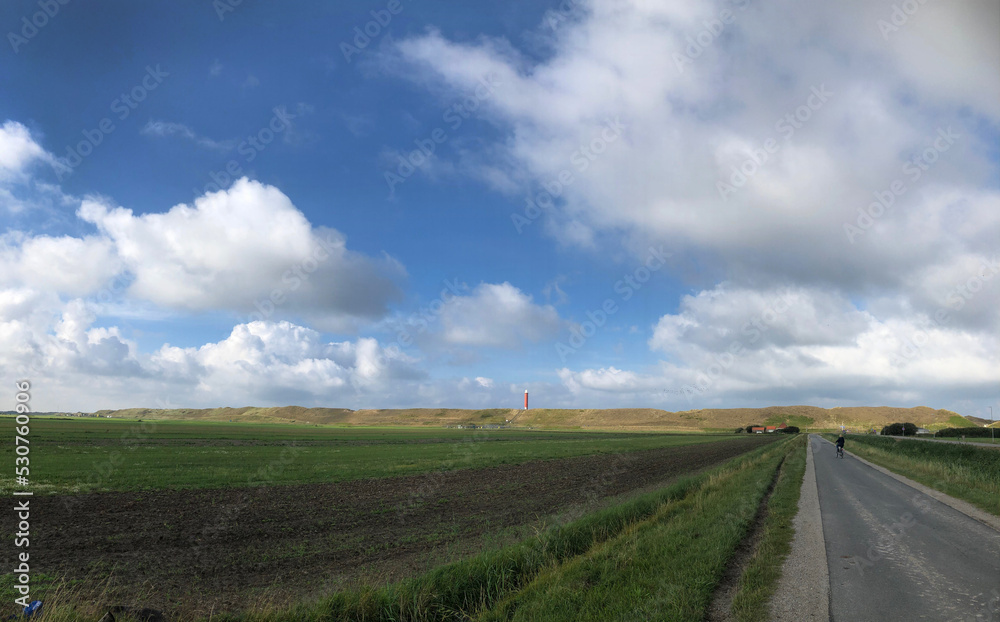 polder and lighthouse, , coast, dunes, julianadorp, netherlands, clouds, polder and lighthouse, , coast, dunes, julianadorp, netherlands, clouds,