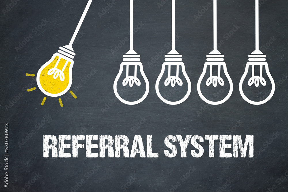 Fototapeta premium Referral System 