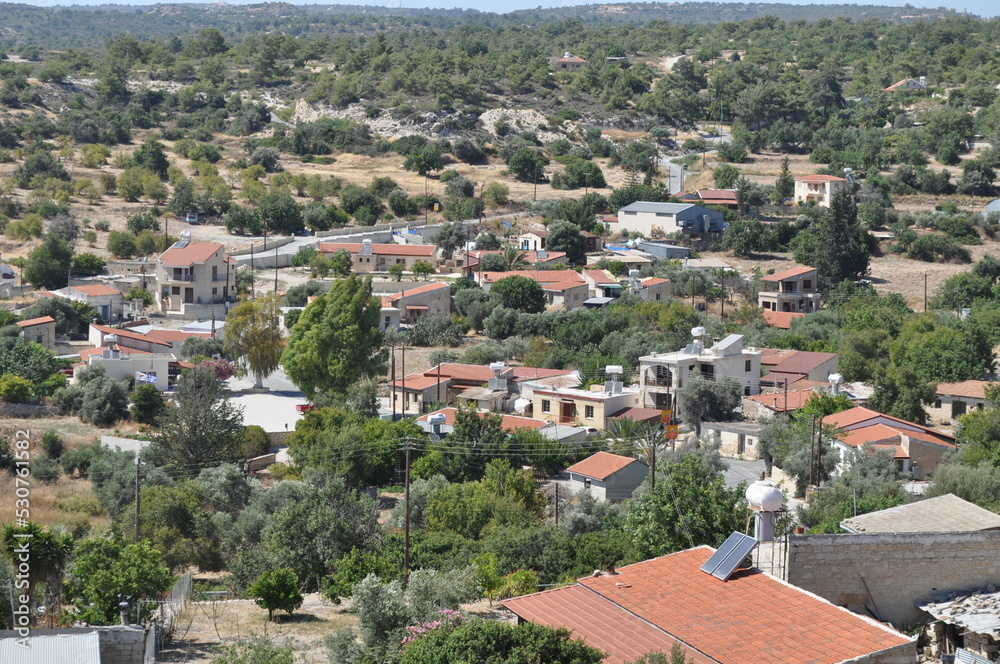 The beautiful village of Sotira, Limassol in the province of Limassol, in Cyprus
