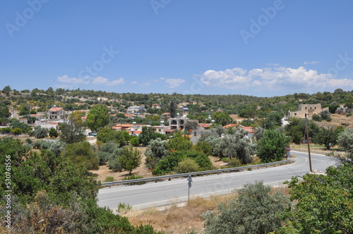 Fototapeta Naklejka Na Ścianę i Meble -  The beautiful village of Sotira, Limassol in the province of Limassol, in Cyprus
