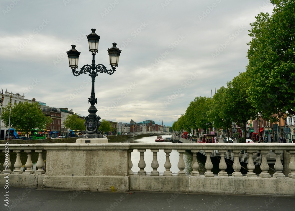 Fototapeta premium Dublin Ireland 2022 June summer