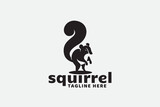 squirrel logo with a cute squirrel as the icon.