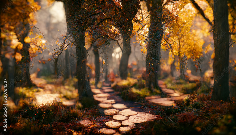 Obraz premium autumn in the forest