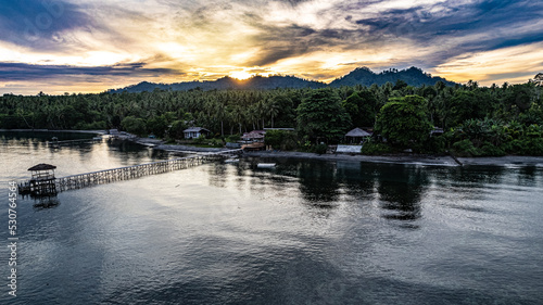 Drone shots Togean /Unauna - Indonesia photo