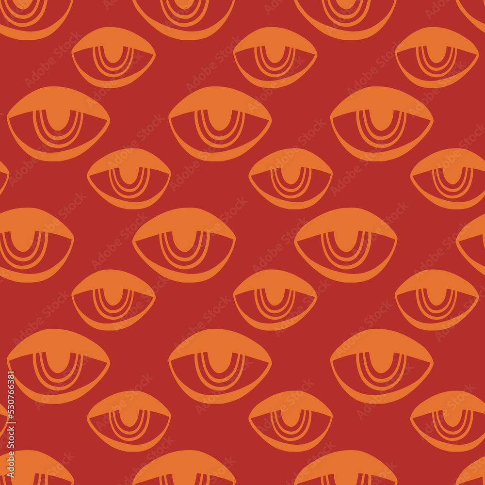 Abstract Eyes seamless pattern texture