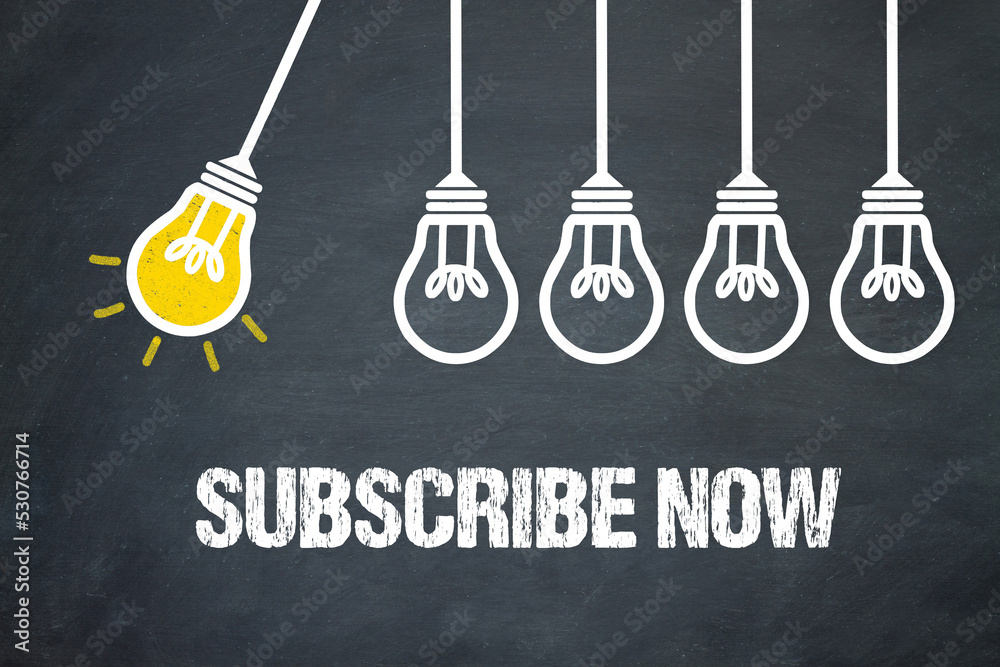 Fototapeta premium subscribe now