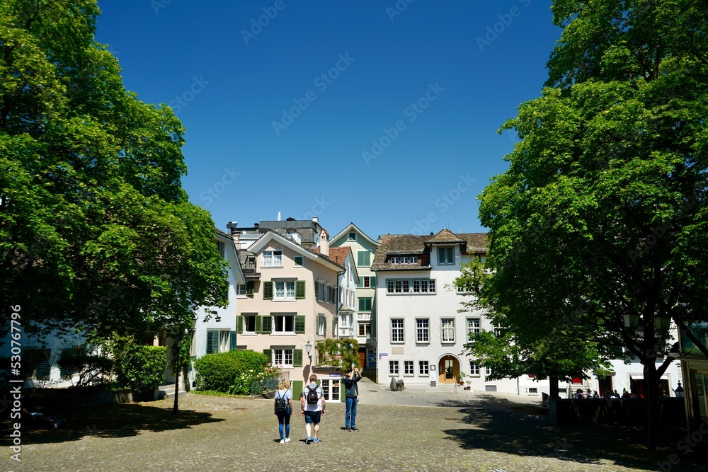 Fototapeta premium Zurich Switzerland 2022 June