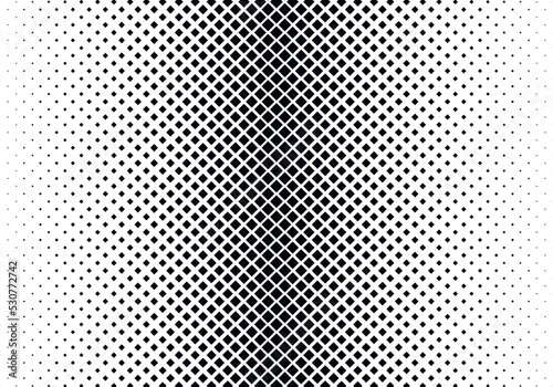 Wallpaper Mural Halftone rhombuses dots. Checkered halftone pattern. Abstract rhombus background. Torontodigital.ca