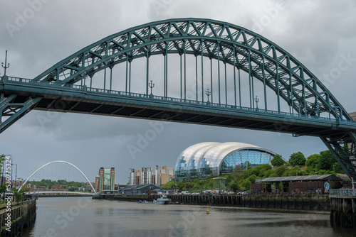 Tyne Bridge and Sage Centre in Newcastle © Jason Row Photo