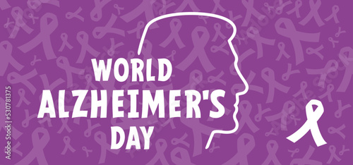 World alzheimer's day or dementia day. People ( patients ) suffering from the brain disease and memory loss, for neurology, mental illness. Alzheimer's, parkinson's disease symptoms. June or September