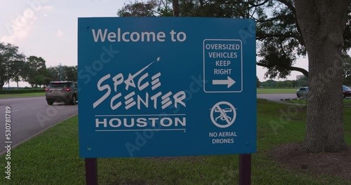Establishing shot of the NASA Space Center Houston photo